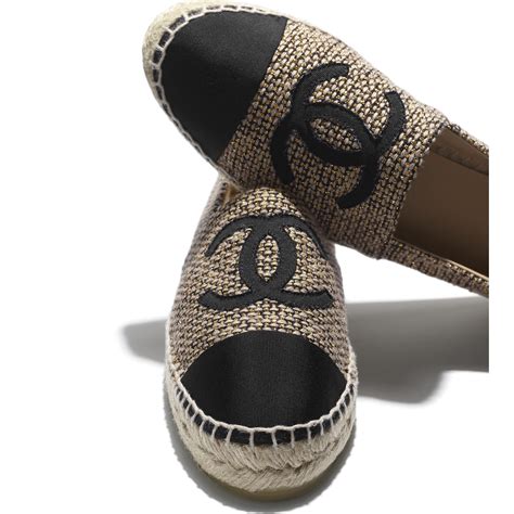 chanel replica espadrilles|Chanel espadrilles cloth.